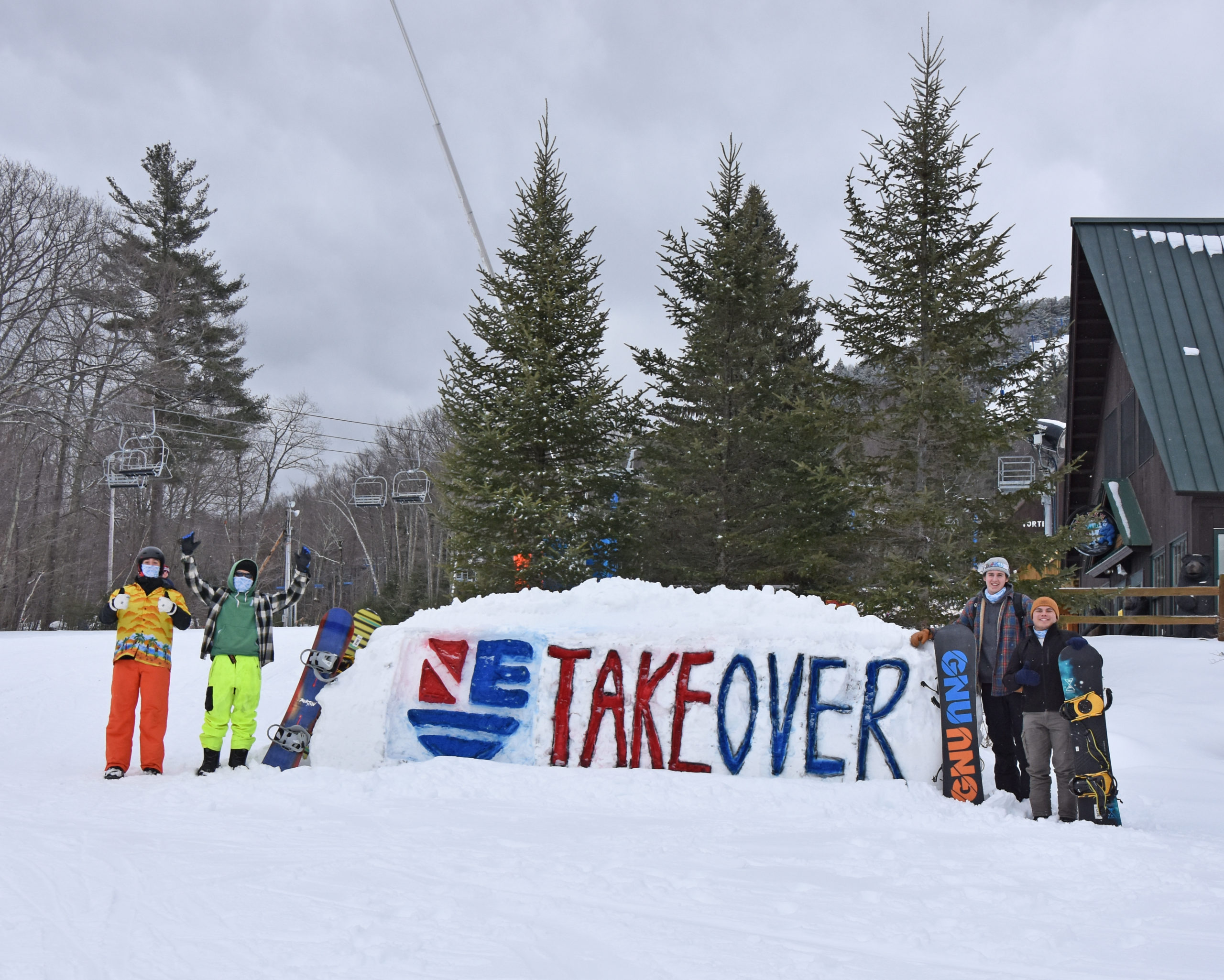 Students at Pats Peak Ski Area