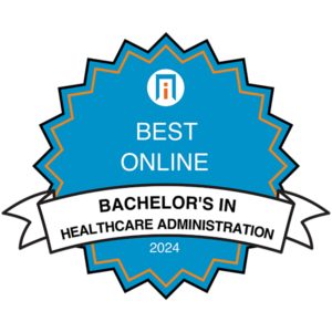 AcademicInfluence.com logo for best online Bachelor in healthcare administration program in New Hampshire