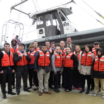 Criminal Justice Program visits the US Coast Guard