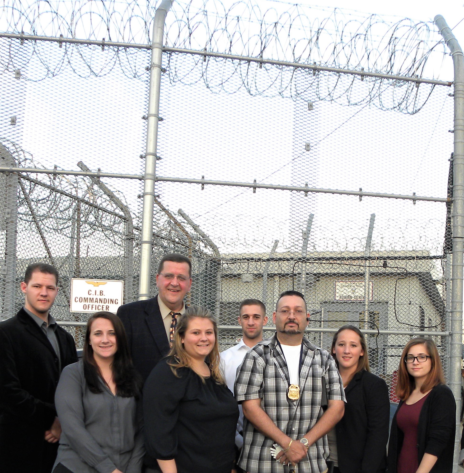 Criminal Justice students visit a prison