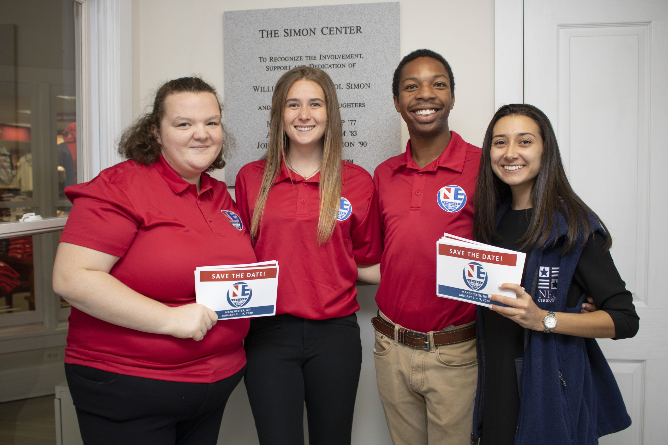 Students at political event