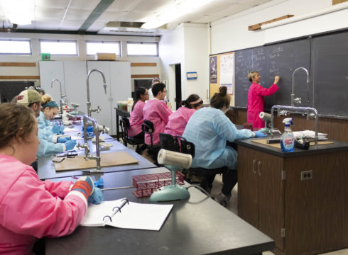 Sciences classroom