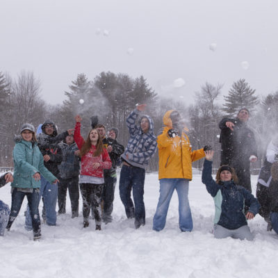 NEC students enjoy free winter sports at Pats Peak