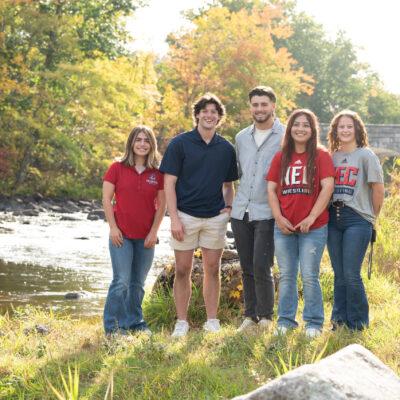 NEC Students down by the river
