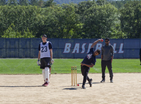 Cricket match at NEC