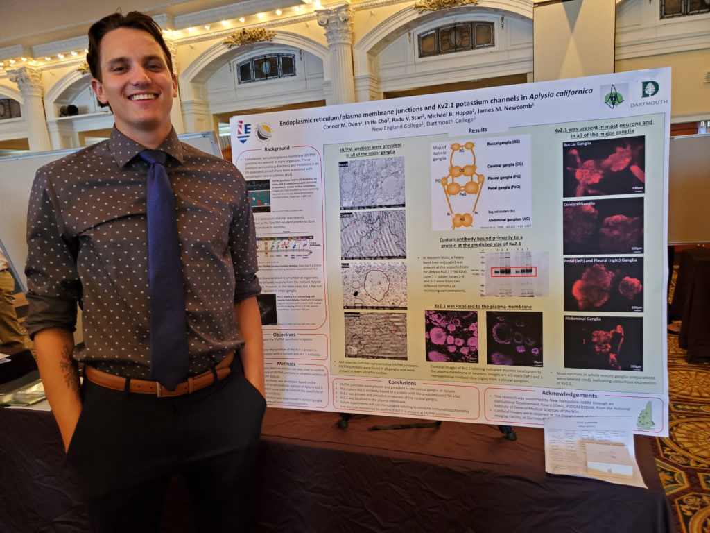 Connor Dunn presents his research at INBRE Conference 2021