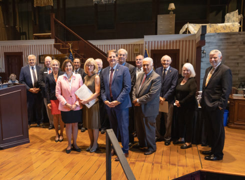 Governor Sununu on NEC's Henniker campus