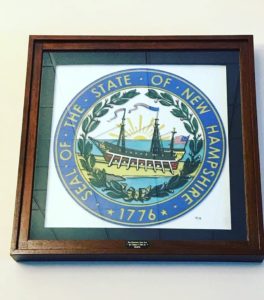New Hampshire state seal crafted by Andrew Dow
