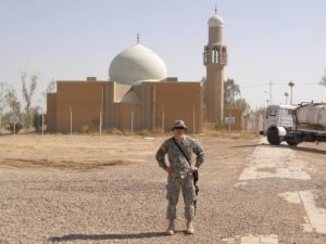 Graduate Andrew Dow serving in Iraq