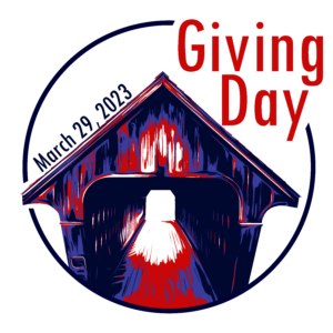 Covered Bridge logo for Giving Day 2023