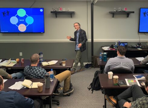 Colton Seale, Adjunct Professor of Criminal Justice at New England College, teaches interpersonal communication to law enforcement.