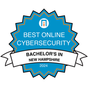 AcademicInfluence.com logo for best online Bachelor in Cybersecurity program in New Hampshire