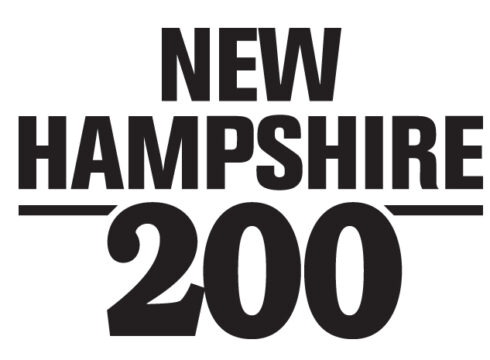 Logo for New Hampshire 200, a list of leaders from around the Granite State, published by NH Business Review magazine