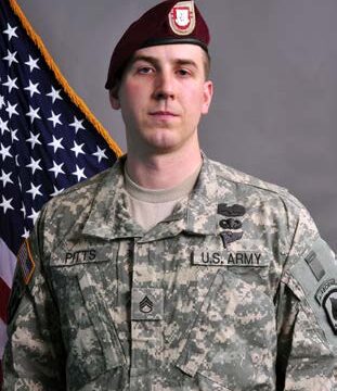 Staff Sgt. Ryan Pitts, guest speaker at NEC's Founders Day, January 31, 2024