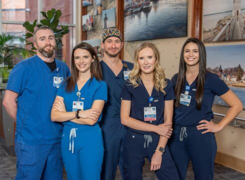 Nursing staff at HCA New England Healthcare, a healthy system with three locations in New Hampshire