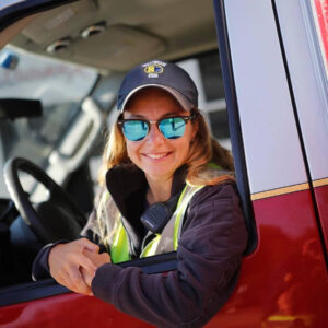 Maddie, Outdoor Education Class of 2017, serves as a coach and wilderness EMT.