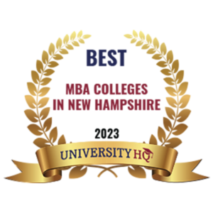 Logo for University HQ's Best MBA Programs in New Hampshire 2023