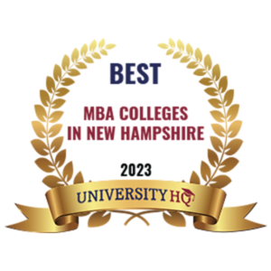 Logo for University HQ's Best MBA Programs in New Hampshire 2023