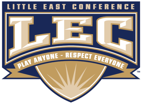 Logo for the Little East athletic conference, which New England College's men's and women's ice hockey team will join affiliate members beginning with the 2025–26 season