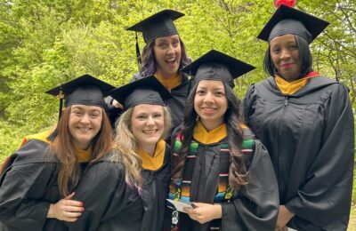 More than 1,100 students from New England College's on-campus and online undergraduate, graduate, and doctoral programs celebrated their accomplishments at the College’s Commencement ceremony Saturday, May 18, in Henniker.