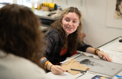 NEC Institute of Art and Design IAD student portfolio review