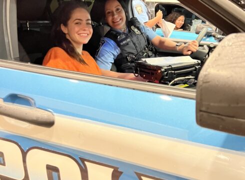 Criminal Justice student at New England College on a Study Away trip to Washington, D.C., and Prince William County, VA