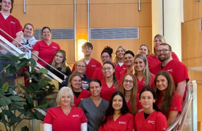 Three-year BSN students at New England College begin their immersive clinical experience at Concord Hospital.