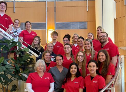 Three-year BSN students at New England College begin their immersive clinical experience at Concord Hospital.
