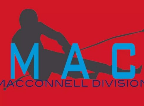 Logo of the MacConnell Division within USCSA's Eastern Region for collegiate skiing