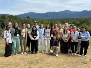 Photo of New England College students and Sciences faculty at the 2025 INBRE and NH-LIFT Meetings