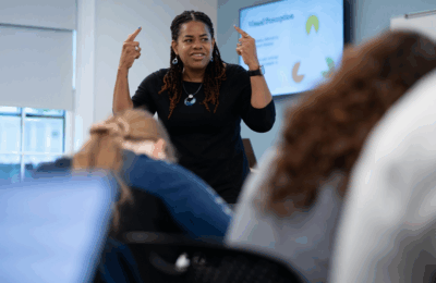 Dr. Carrie Colbert, award-winning business professor at New England College in Henniker, NH