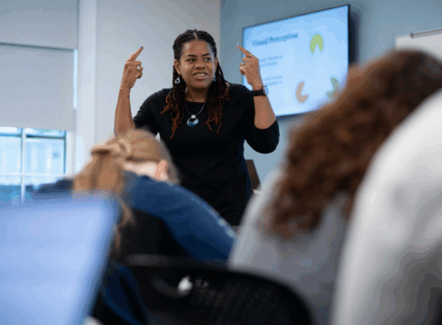 Dr. Carrie Colbert, award-winning business professor at New England College in Henniker, NH