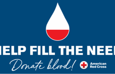 Graphic for spring 2026 American Red Cross blood drives at New England College in Henniker, NH