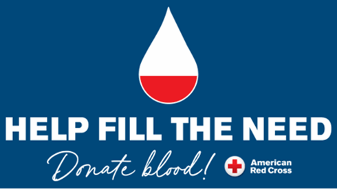 Graphic for spring 2026 American Red Cross blood drives at New England College in Henniker, NH