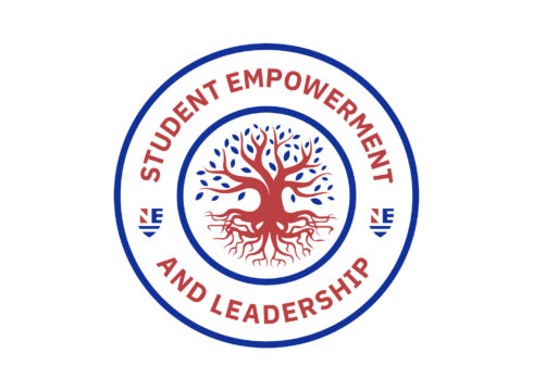 Graphic with logo for the Office of Student Empowerment and Leadership at New England College
