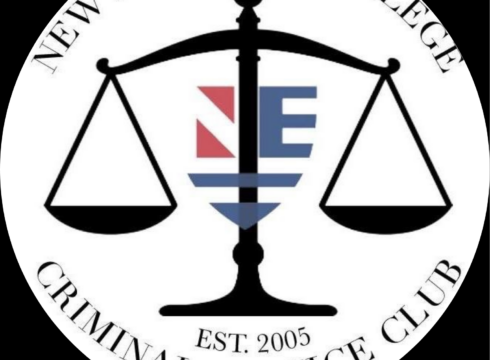 Logo for the Criminal Justice Club at New England College