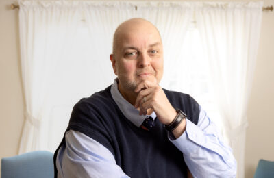 Dr. Wayne F. Lesperance, Jr., President of New England College in Henniker, N.H.