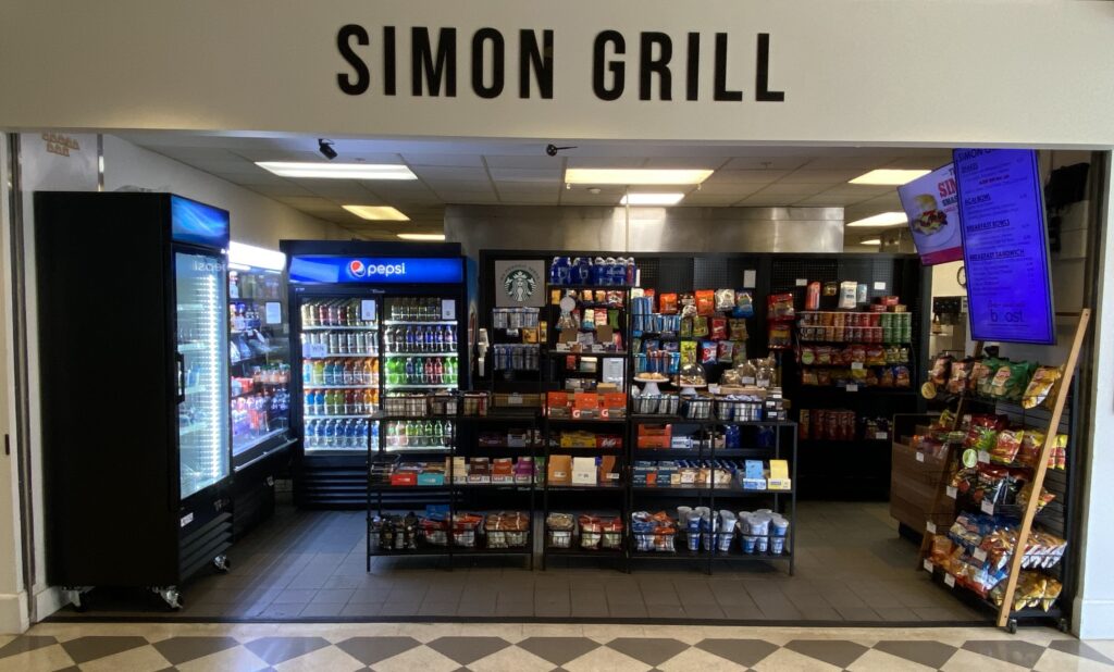 Simon Grill in the Simon Center at New England College in Henniker, NH
