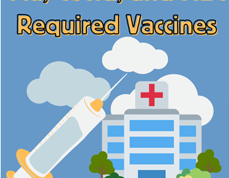 Graphic for New England College's vaccine clinic on October 20, 2026