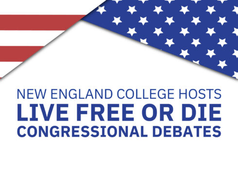 Graphic for the Live Free or Die Debates at New England College in Henniker, NH